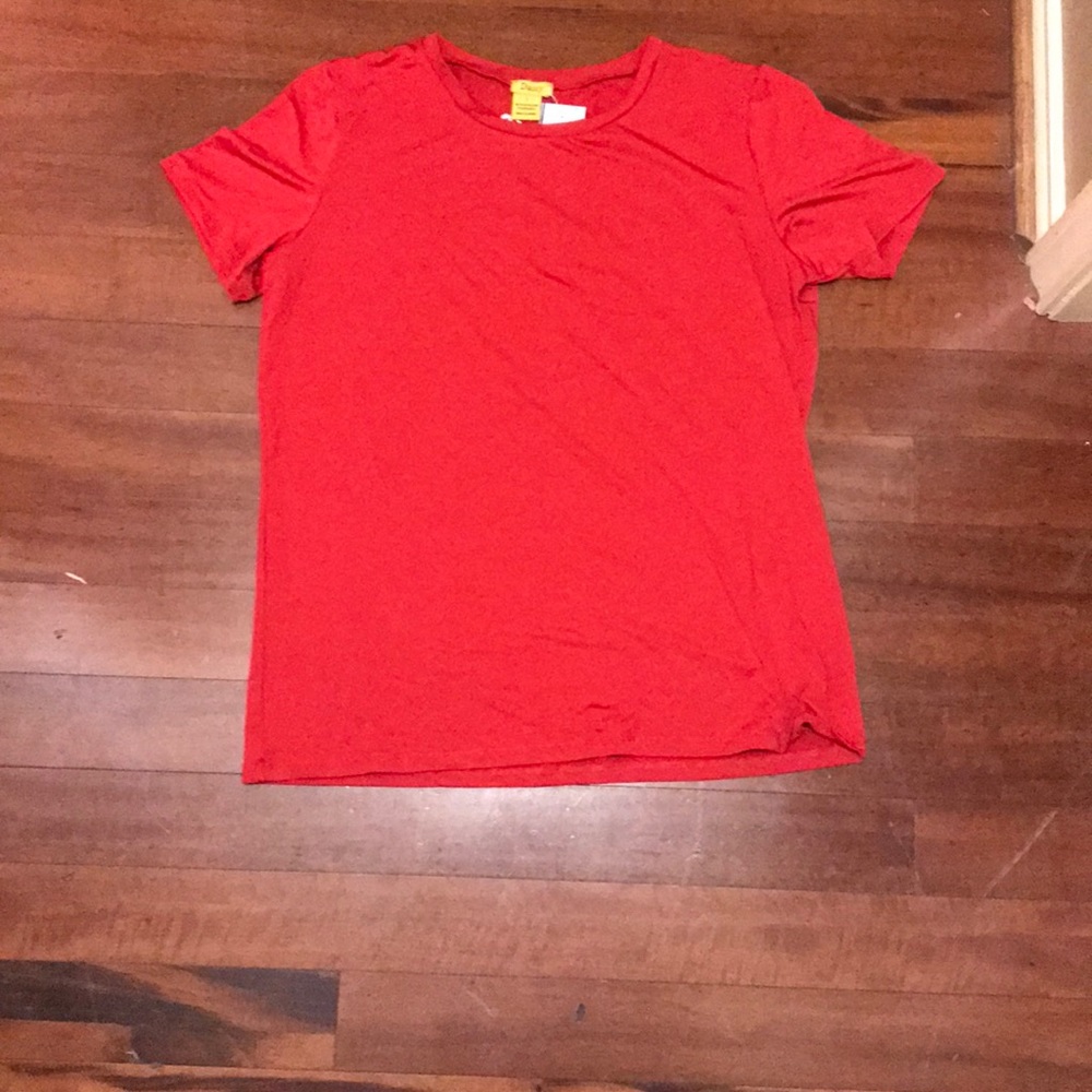 Plain red shirt